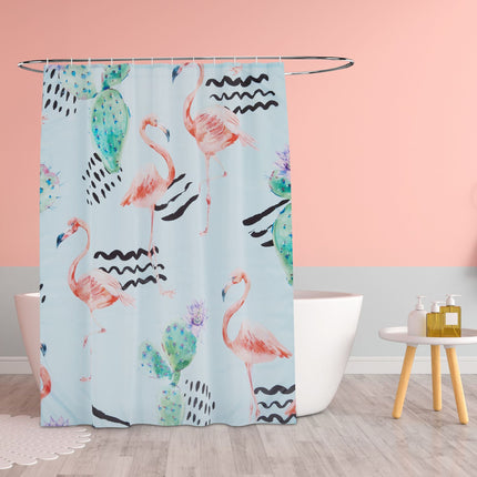 Shower curtain 180x200 cm with motif