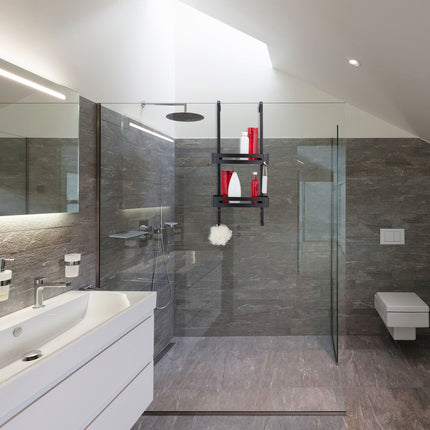 Shower tray to hang up