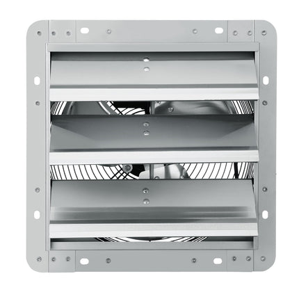Shutter Exhaust Fan 14 In, 994 CFM, Aluminum Wall Mount