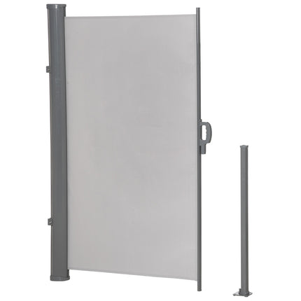 Side awning 300x160cm UV50+ Privacy protection, Grey