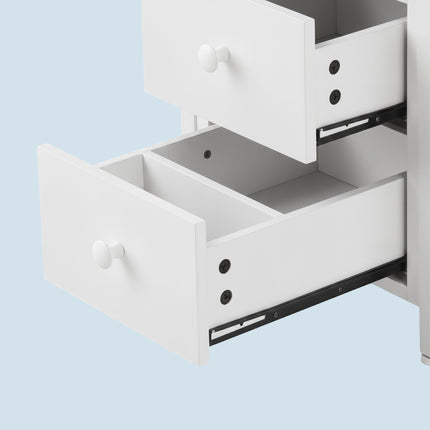 Side Table with USB Ports and Power Outlets