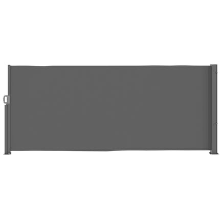 Dark gray extendable side awning, 300x140cm Privacy Screen