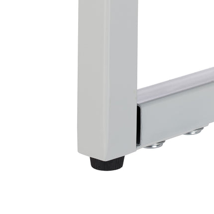 Side table around glass & metal