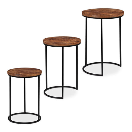 Side table set of 3