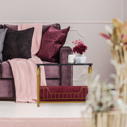 Side table storage