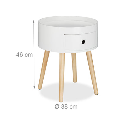 Side table with drawer