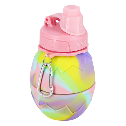 Silicone Folding Water Bottle, 700ml, Pink
