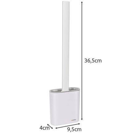 Silicone Toilet Brush with Hygienic Ventilated Holder