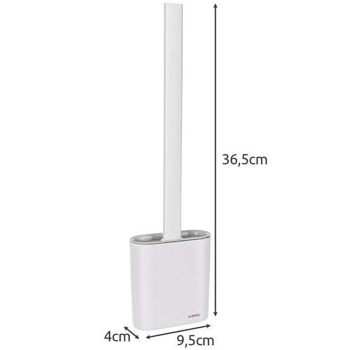 Silicone Toilet Brush with Hygienic Ventilated Holder