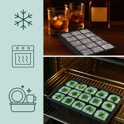 Silicone ice cube mold 3.5 cm