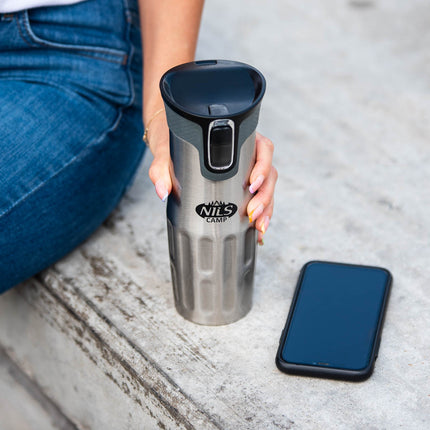 Silver Thermal Cup, Insulated, 500ml