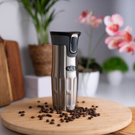 Silver Thermal Cup, Insulated, 500ml