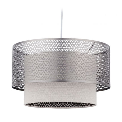 Silver pendant lamp
