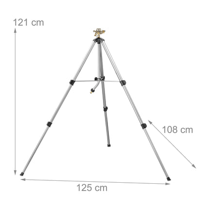 Silver pulsation sprinklers with stand