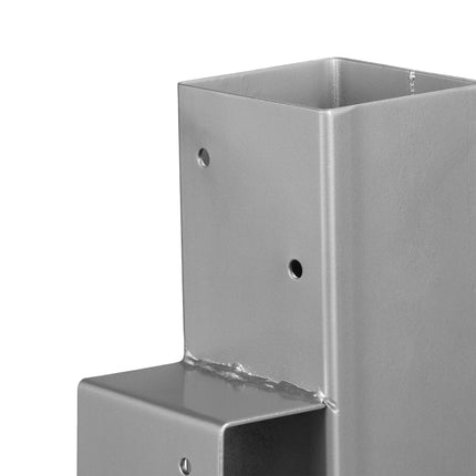 Silver wood stacking support in a set of 2