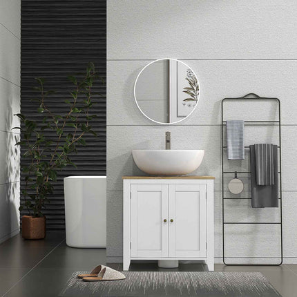 Bathroom sink Base cabinet, adjustable shelf, 60x30x60 cm