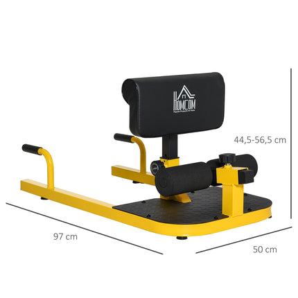 3-in-1 adjustable Sissy Squat Trainer, steel, 120 kg capacity