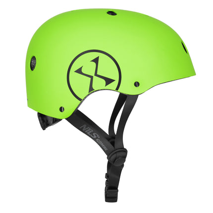 Skate Helmet, Adjustable Dial Fit, Green L 58–61 cm