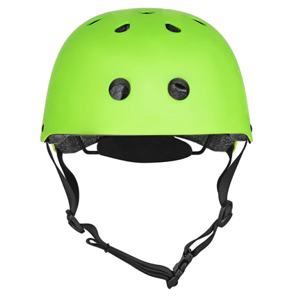Skate Helmet, Adjustable Dial Fit, Green L 58–61 cm