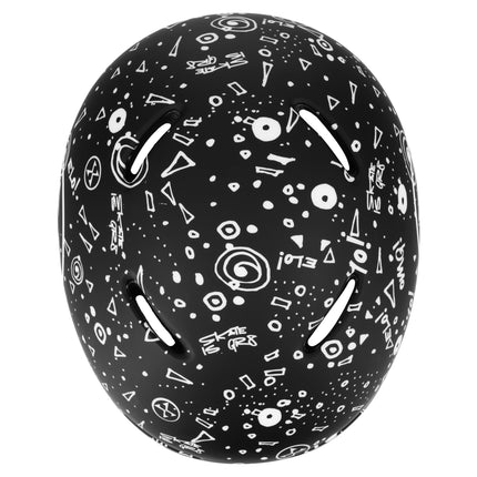 Skate Helmet, Black, Large (58-61cm), In-Mold, 320g