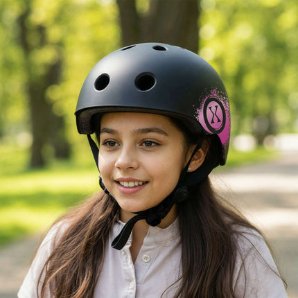 Skate Helmet, Pink, L 58–61 cm, Dial Fit, 11 Vents