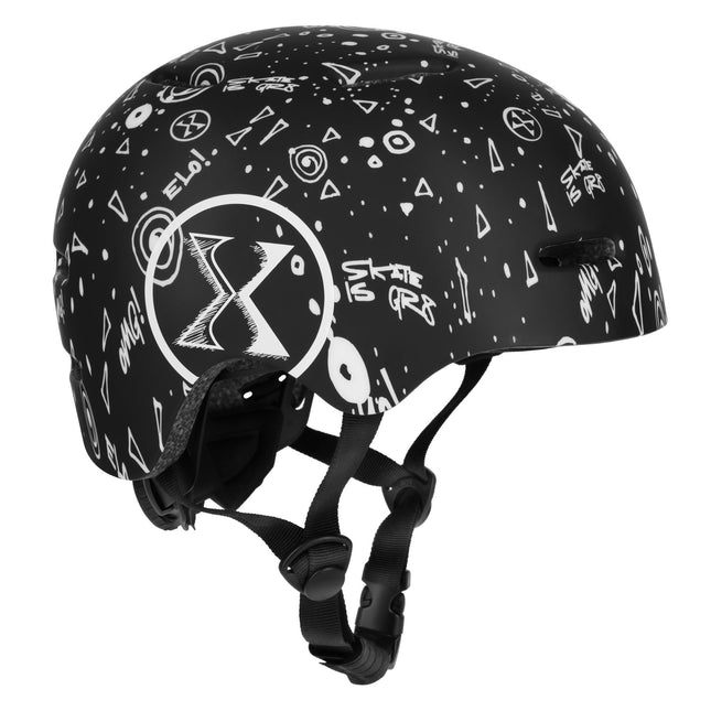 Skate Helmet XS (48-52cm) Black, Lightweight & Safe