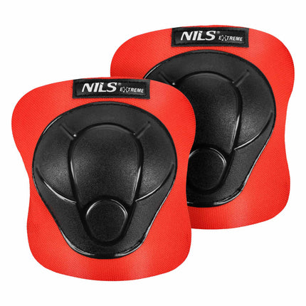 Skate Protective Gear Set – Wrist Elbow Knee Pads, Red S