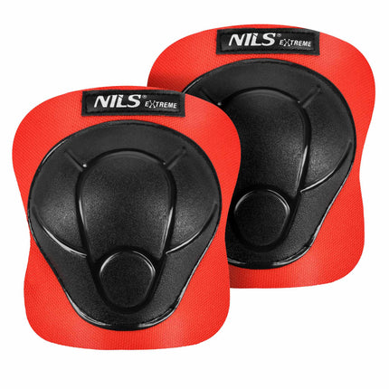 Skate Protective Gear Set, Wrist Elbow Knee, Red L
