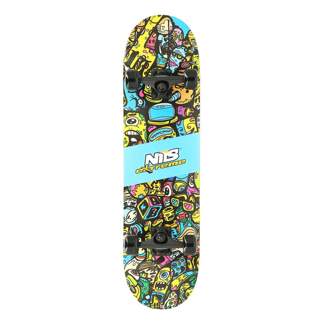 Skateboard, 2 Wheels, Colorful Design