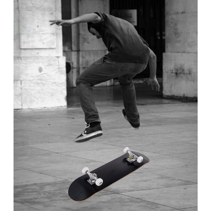 Skateboard Mini Cruiser, 20x79cm, Black, Wood Deck