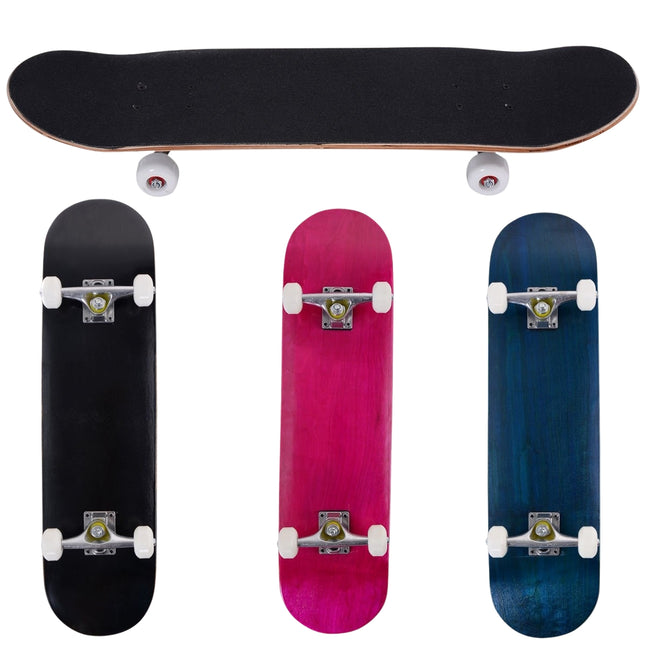 Skateboard Mini Cruiser, 20x79cm, Black, Wood Deck