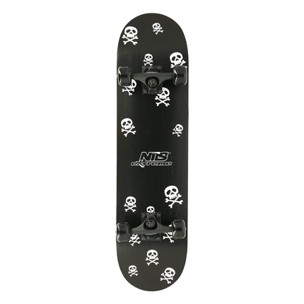 Skateboard with Skulls Design, Durable Deck