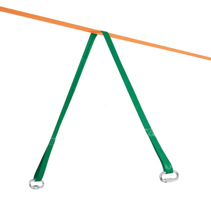 Slackline Kit, 60 ft Training Line, Tree Protectors, Bag