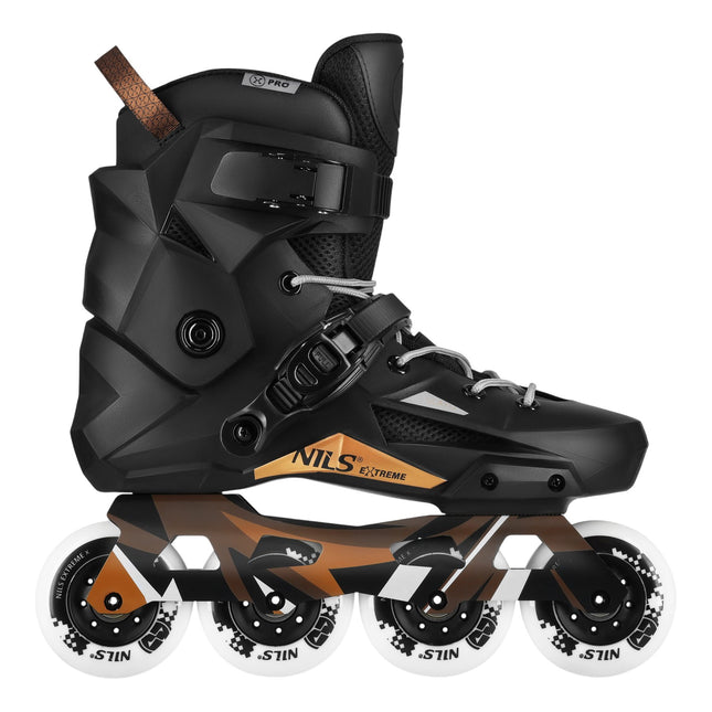 Slalom Inline Skates, Black, Size 45, 80mm