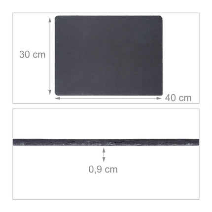 Slate tiles 30 x 40 cm in sets of 6