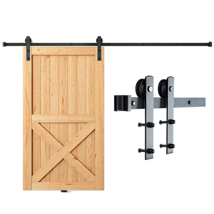 Sliding Barn Door Hardware Kit, 10ft Track, 330 lb