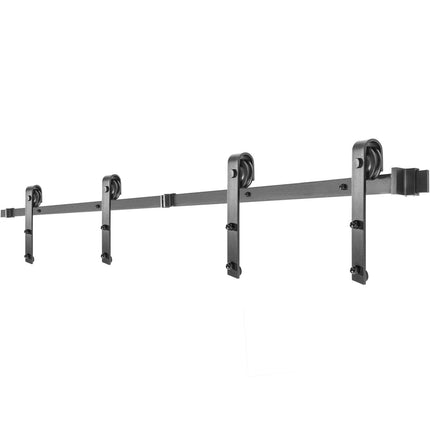 Sliding Barn Door Hardware Kit, 9 Ft Double Track, 330 Lb
