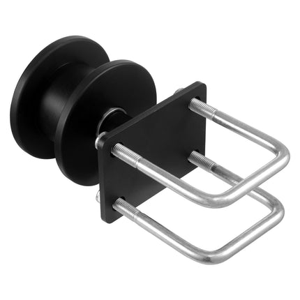 Sliding Gate Roller Kit, 4 Nylon Track Wheels, Steel Brackets