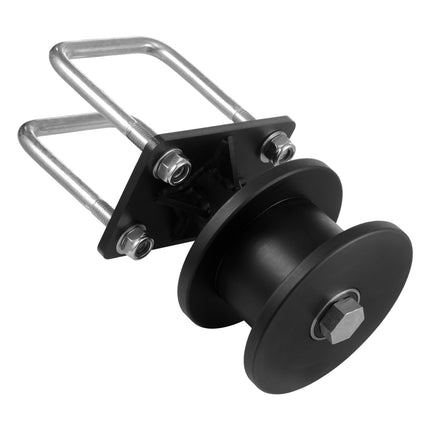Sliding Gate Roller Kit, 4 Nylon Track Wheels, Steel Brackets