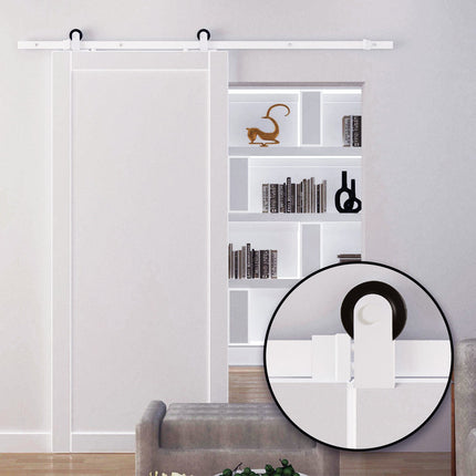Sliding door system 183 cm, carbon steel, complete set