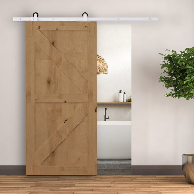 Sliding door system 183 cm, carbon steel, complete set