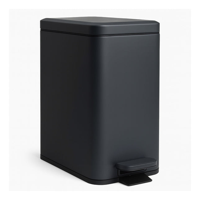 Kosz na śmieci Slim Pedal, 10 l - zamykany cicho, bez użycia rąk