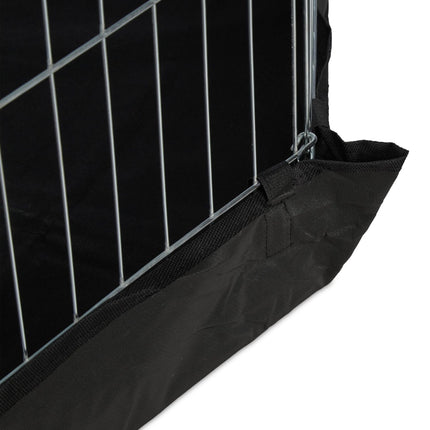 Small animal pen with protective net and bottom