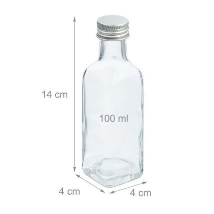 Small bottles in a set