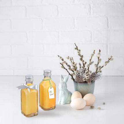 Small bottles in a set