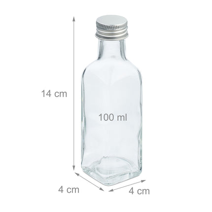 Small bottles in sets of 100 ml