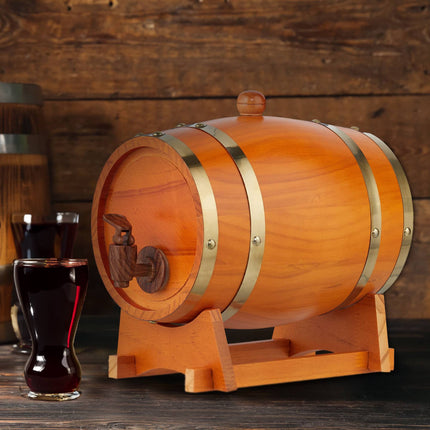 Small wooden barrel 2.2 liters