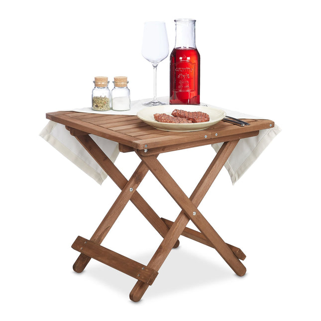Kleine houten tafel
