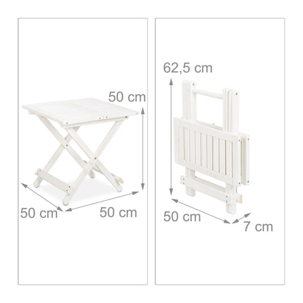 Small wooden table