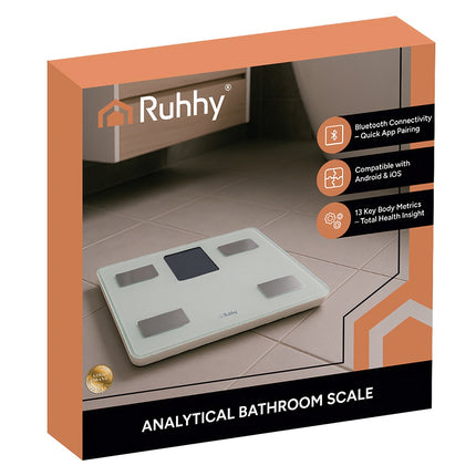 Smart Bathroom Scale, Body Composition Analysis, 226kg Capacity
